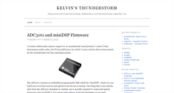 Desktop Screenshot of kelvinsthunderstorm.com