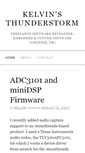 Mobile Screenshot of kelvinsthunderstorm.com